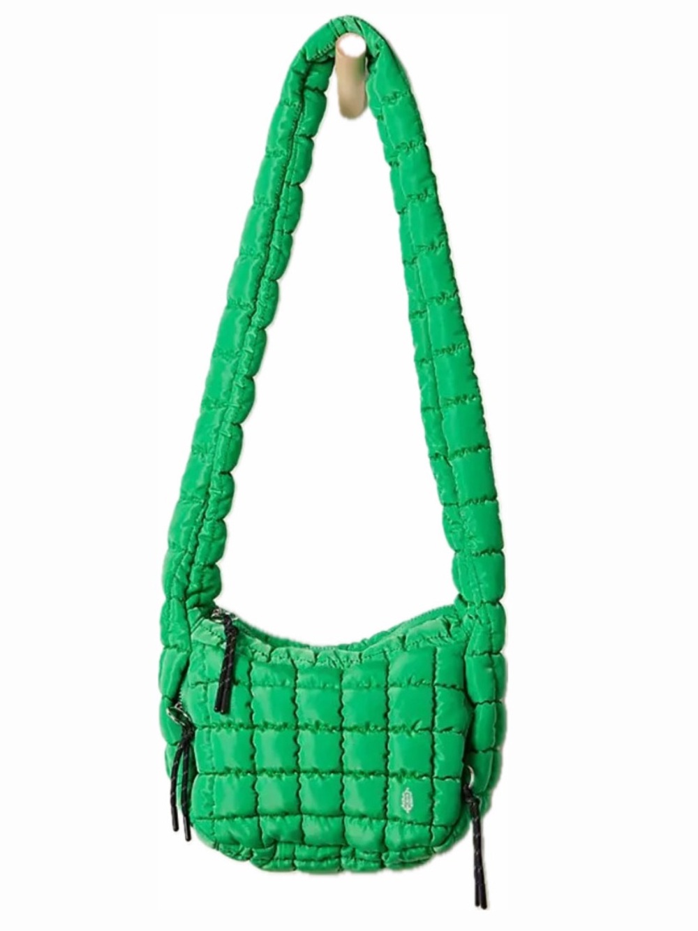 FREE PEOPLE QUILTED CARRYALL SLING BAG- KELLY NWOT